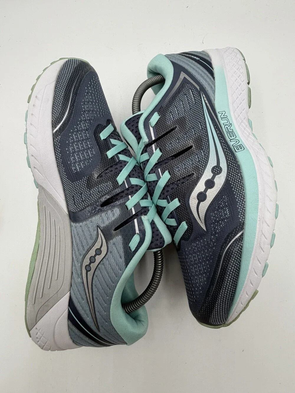 SAUCONY Guide ISO 2 Women’s Size 11 Slate Aqua Running Shoes Sneakers S10464-1